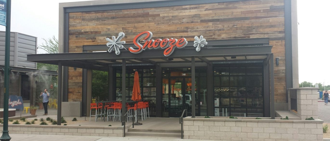 Gilbert Snooze Restaurant, Phoenix, AZ | Architectural GFRC Veneer, Precast concrete wall coping | Wainscots