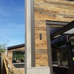 Mesa Precast | Architectural GFRC Panels Veneer Adding Accent to Wood and Steel Elevation | Gilbert Snooze Restaurant, AZ