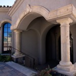 Mesa Precast | Home Exterior Decor | Catalog Product - Architectural Trim DP-2 | Damascus Corbel | Natural Honey Color, Moreno Finish | Hardscape Ideas