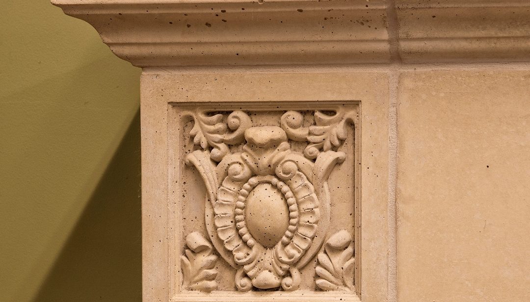 Mesa Precast | Specialty Trim Panels | Ornamentals - Home Decor | Catalog Product: Panel Morgan - 12 | Corner of a Fireplace
