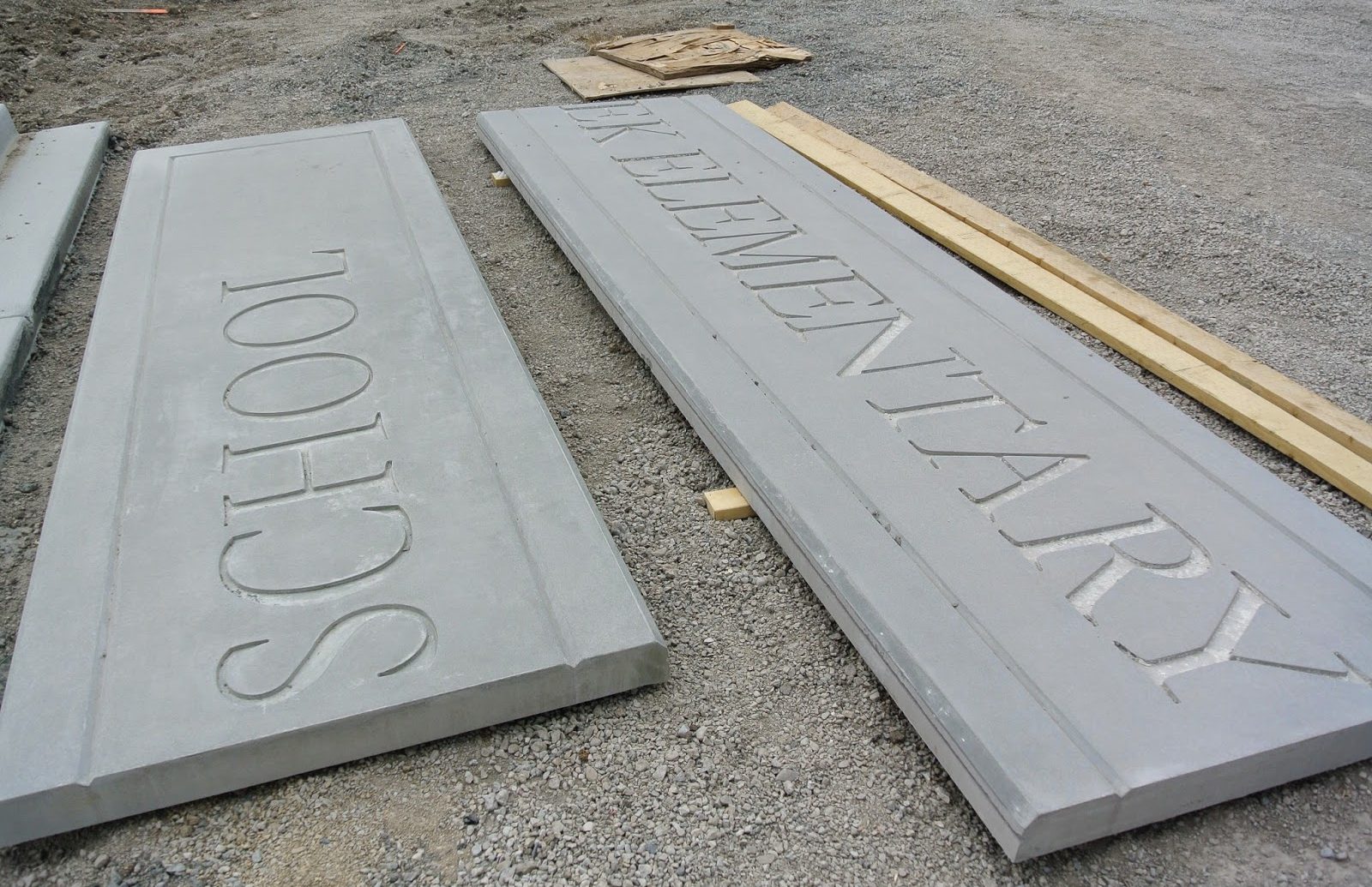 Large Size Custom GFRC Panels with Signage Developed using Custom Molds, Specialized Manufacturing Technique