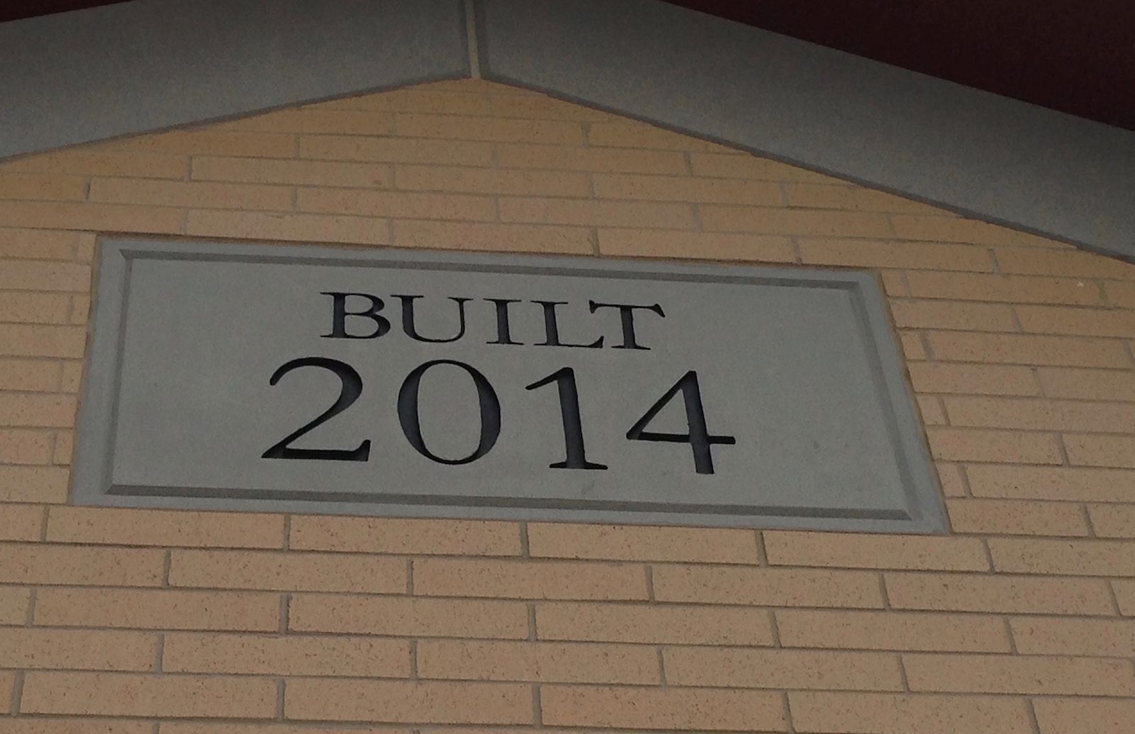 Stone Sign using GFRC | Dry Creek Elementary School, Lehi, Utah | Built in 2014