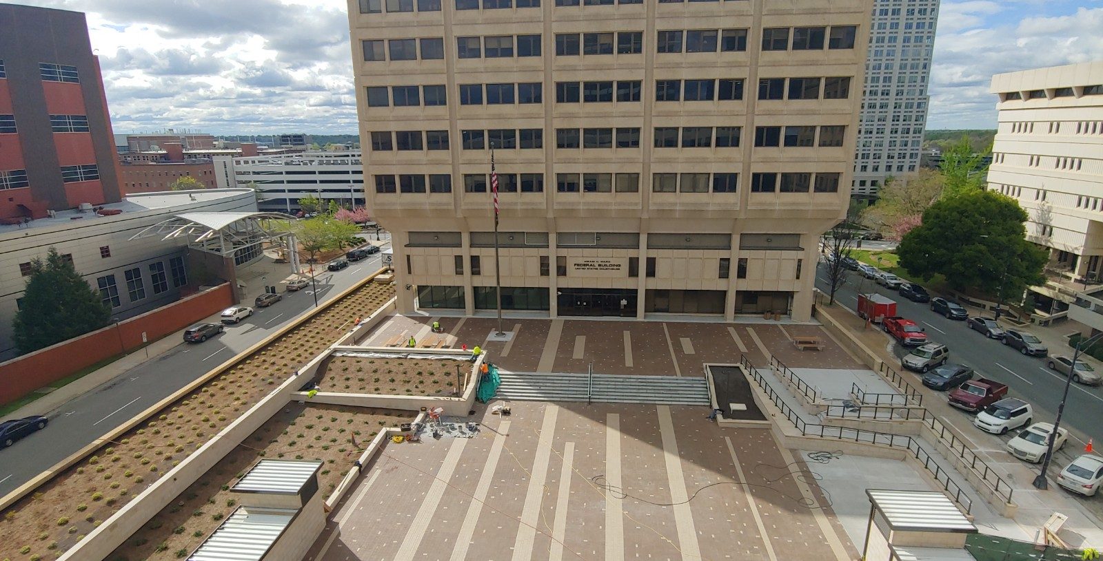 US General Services Administration - wall coping, stair treads, risers