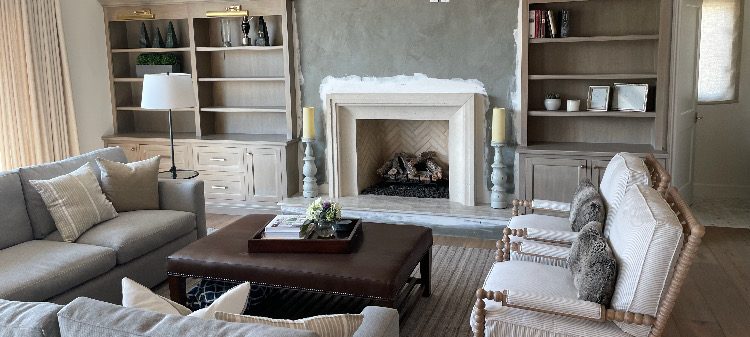 Fireplace Integrated with Custom Home Design Fireplace Integrated with Custom Home Design